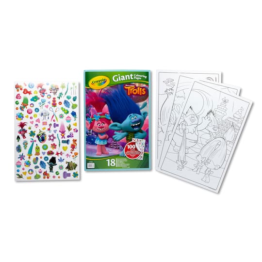 Crayola Trolls Giant Coloring Pages